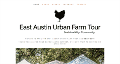 Desktop Screenshot of eastaustinurbanfarmtour.com